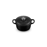 Le Creuset Signature 14cm Cast Iron Round Casserole - Satin Black