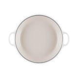 Le Creuset Signature Cast Iron 26cm Petal Shallow Casserole - Cotton