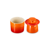 Le Creuset Stoneware 170ml Butter Crock - Volcanic