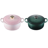 Le Creuset Wicked Limited Edition 2-Piece 24cm Cast Iron Casserole Set - Glinda & Elphaba