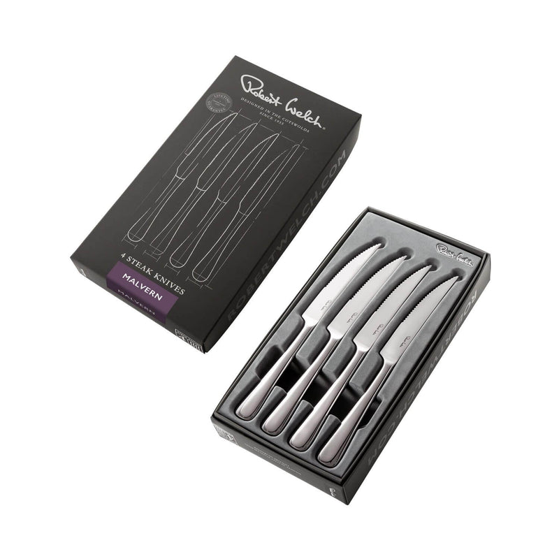 Robert Welch Malvern 18.10 Stainless Steel 4-Piece Steak Knife Set