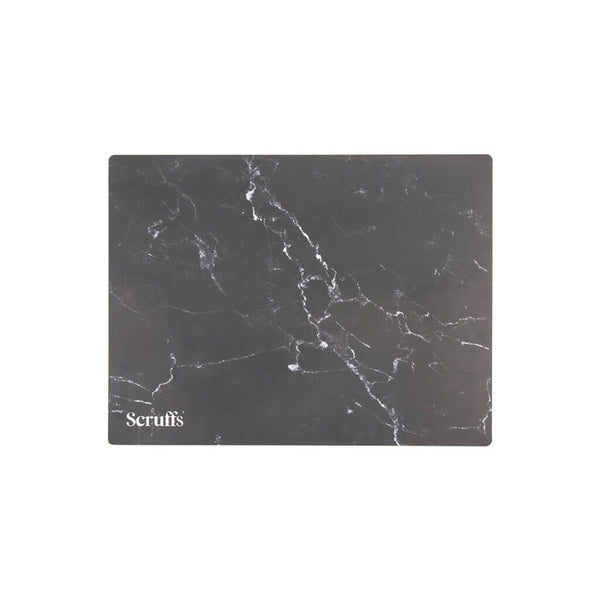 Scruffs® 40cm x 30cm Pet Placemat - Black Marble