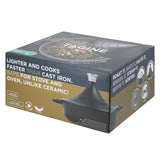 MasterClass Cast Aluminium 4L Non-Stick Tagine - Black