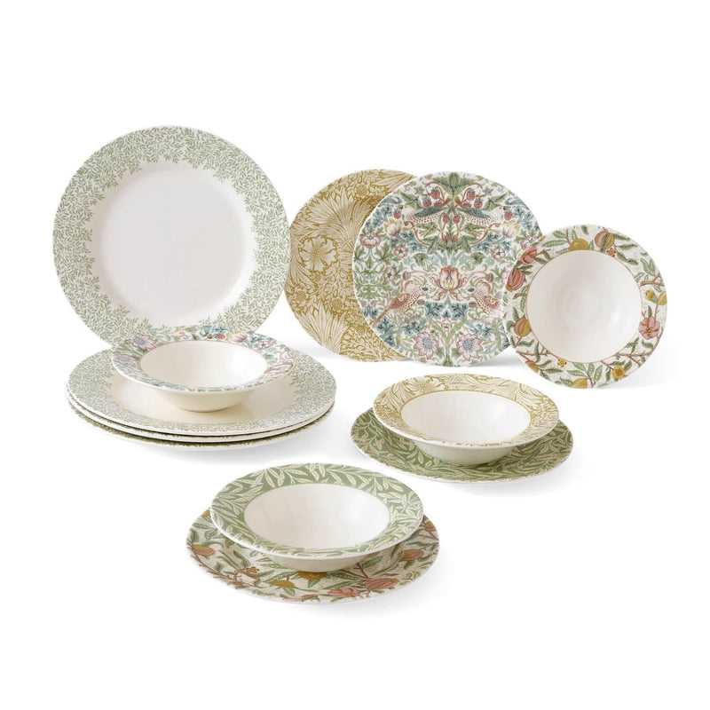 Spode Morris & Co 12-Piece Dinnerware Set