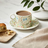 Morris & Co Porcelain Tea Cup & Saucer - Blackthorn