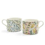 Morris & Co 2 Piece 340ml Porcelain Mug Set - Daffodil & Willow Bough