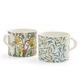 Morris & Co 2 Piece 340ml Porcelain Mug Set - Daffodil & Willow Bough