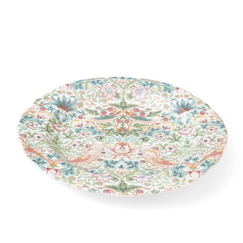 Morris & Co Earthenware Serving Platter - Strawberry Thief