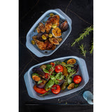 MasterClass 23cm Ceramic Roaster - Sky Blue