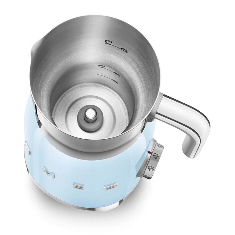 Smeg 50's Style Retro MFF11 Milk Frother - Pastel Blue