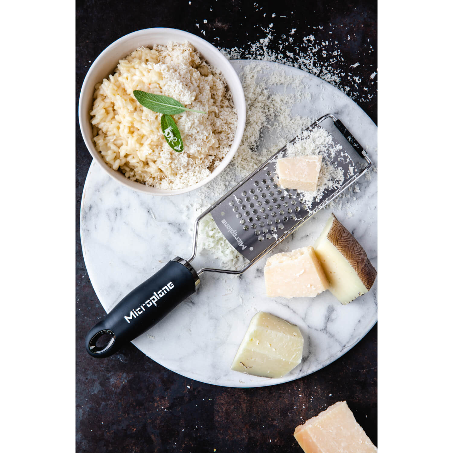 Buy Microplane | Gourmet Series Parmesan Star Grater - Black – Potters ...