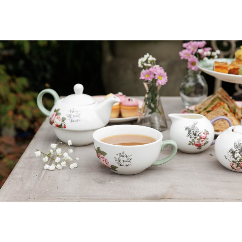 Buy Mikasa V A Alice In Wonderland Bone China Tea For One Teapot Potters Cookshop