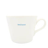 Keith Brymer Jones Word Range 350ml Bucket Mug - Bellend