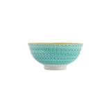 Mikasa 12cm Stoneware Nibble Bowl - Indigo Chevron