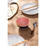 Mikasa 12cm Stoneware Nibble Bowl - Blue/Red Arc