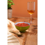 Mikasa 12cm Stoneware Nibble Bowl - Blue/Green Geometric