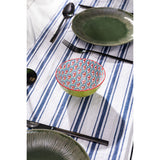 Mikasa 12cm Stoneware Nibble Bowl - Blue/Green Geometric
