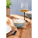 Mikasa 12cm Stoneware Nibble Bowl - Blue Mosaic