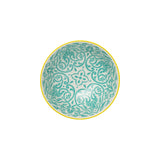 Mikasa 12cm Stoneware Nibble Bowl - Blue/Yellow Geometric