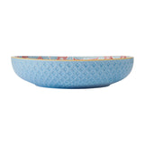 Mikasa 21cm Stoneware Pasta Bowl - Blue Mosaic