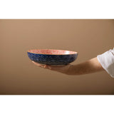 Mikasa 21cm Stoneware Pasta Bowl - Blue Arched