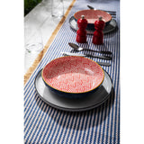 Mikasa 21cm Stoneware Pasta Bowl - Blue Arched