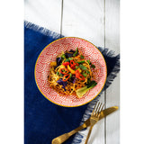 Mikasa 21cm Stoneware Pasta Bowl - Blue Arched