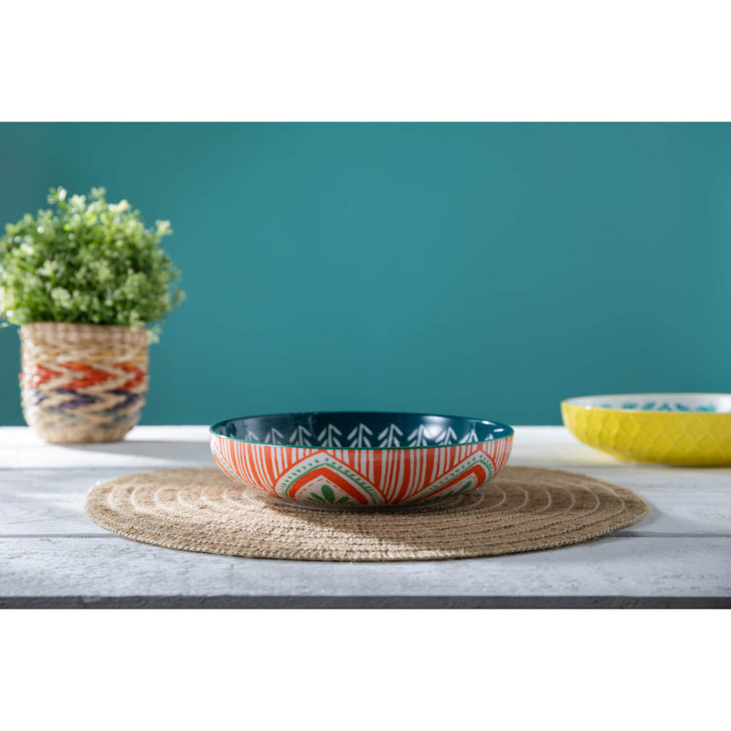 Mikasa 21cm Stoneware Pasta Bowl - Folk