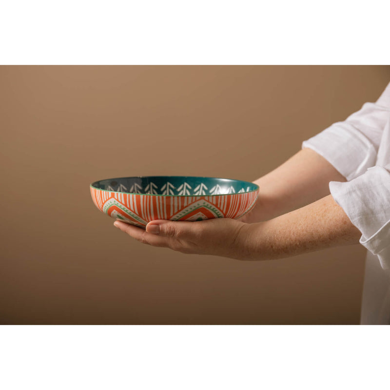 Mikasa 21cm Stoneware Pasta Bowl - Folk