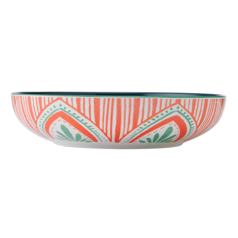 Mikasa 21cm Stoneware Pasta Bowl - Folk