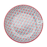 Mikasa 21cm Stoneware Pasta Bowl - Geometric Lime