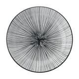Mikasa 21cm Stoneware Pasta Bowl - Black Stripe