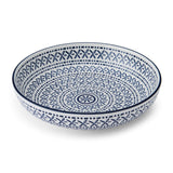 Mikasa 21cm Stoneware Pasta Bowl - Blue Mediterranean