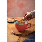 Mikasa Stoneware 330ml Mug - Grey Floral
