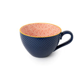 Mikasa Stoneware 330ml Mug - Blue/Red Arc