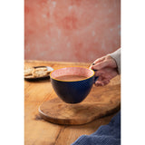 Mikasa Stoneware 330ml Mug - Blue/Red Arc