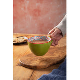 Mikasa Stoneware 330ml Mug - Blue/Green Geometric