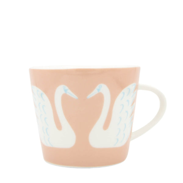 Scion Living Swim Swam Swan 350ml Porcelain Mug - Milkshake