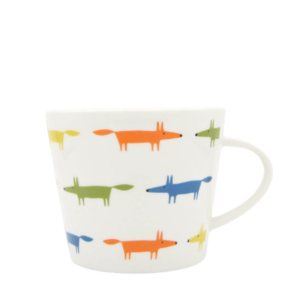 Scion Living Midi Fox350ml Porcelain Mug - Multi Coloured