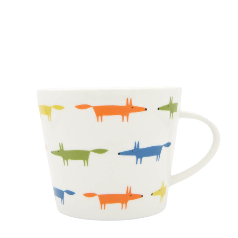 Scion Living Midi Fox350ml Porcelain Mug - Multi Coloured