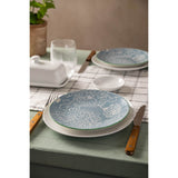 Mikasa 18cm Stoneware Small Plate - Grey Floral