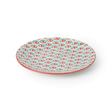 Mikasa 18cm Stoneware Small Plate - Blue/Green Geometric