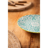 Mikasa 18cm Stoneware Small Plate - Blue/Yellow Geometric