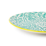 Mikasa 18cm Stoneware Small Plate - Blue/Yellow Geometric