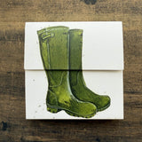 Alex Clark Mini Magnetic Notepad - Wellies