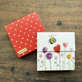 Alex Clark Mini Magnetic Notepad - Floral Bee