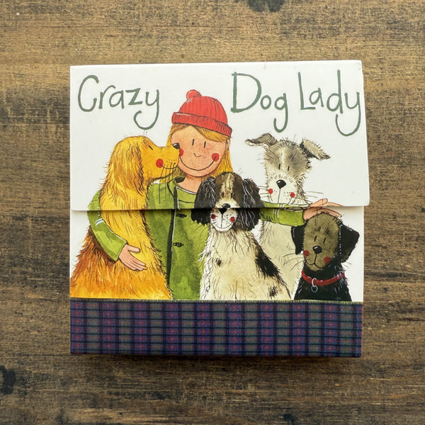 Alex Clark Mini Magnetic Note Pad - Crazy Dog Lady