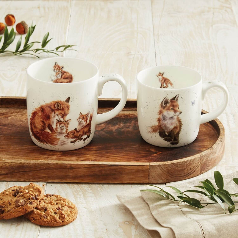 Wrendale Designs by Hannah Dale Parent & Child Mug Set - The Foxes