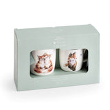 Wrendale Designs by Hannah Dale Parent & Child Mug Set - The Foxes