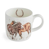 Wrendale Designs by Hannah Dale 310ml Fine China Mug - Side By Side